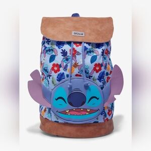 Disney Lilo and Stitch Tropical Slouch Backpack School Bag Cosplay Figural Flap